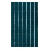 Prosop de bucătărie petrol cu model reliefat &icirc;n carouri, 35x60 cm, CMCLASS
