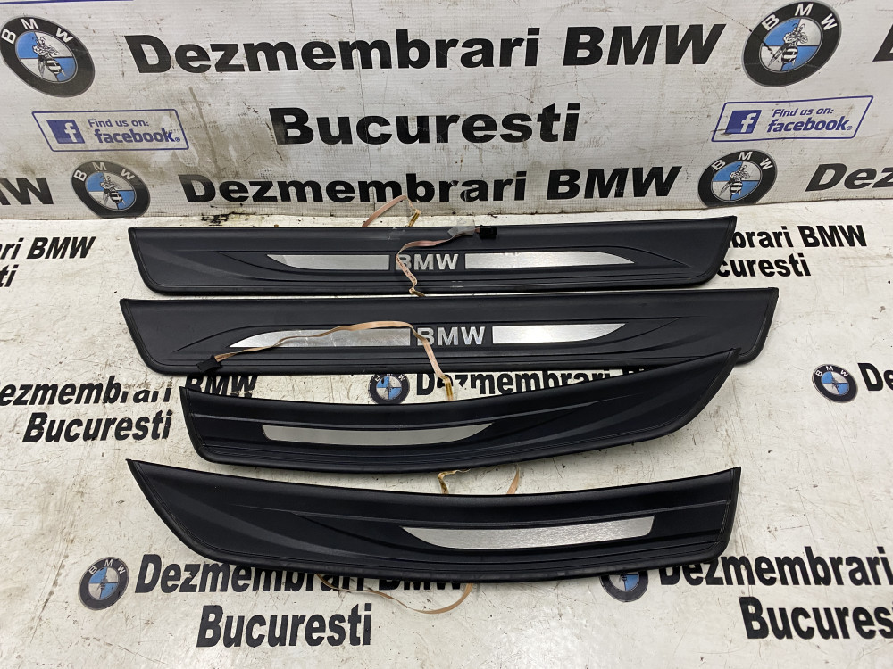 Ornamente prag iluminate originale BMW F10,F11 | Okazii.ro