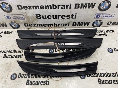 Ornamente prag iluminate originale BMW F10,F11 foto