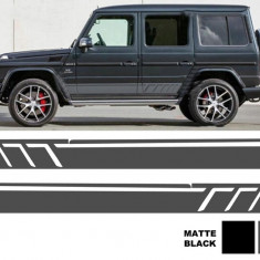 Stickere Laterale MERCEDES G-Class W463 W463 (1989-up) Gri Inchis Performance AutoTuning