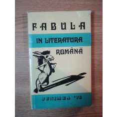 FABULA IN LITERATURA ROMANA , 1976