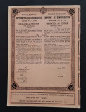 Obligatiune 1000 lei 1934 , titlu , actiuni , imprumutul de consolidare