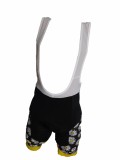 Cumpara ieftin Pantaloni Ciclism Galben/Negru, Marimea M - Poliamida Elastan