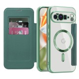 Husa Google Pixel 10 Pro XL Asteroid GSM SmartMag Book Case, verde