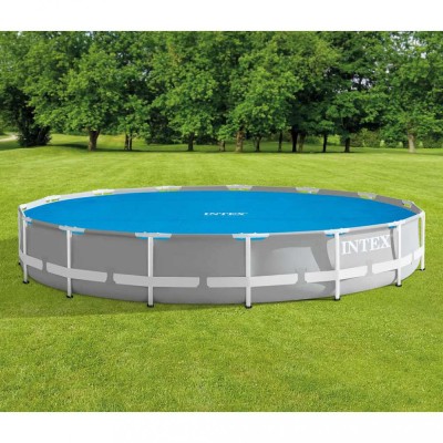 Intex Prelată solară de piscină, albastru, 448 cm, polietilenă foto