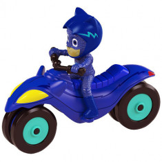 Motocicleta Dickie Toys Eroi in Pijama Moon Rover cu Figuria Cat Boy foto