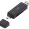 Cititor de Card USB 3.0 Extern USB-A/USB-C