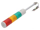 Coloană de Semnalizare LED Roșu/Ambră/Verde 24V
