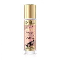Eveline Cosmetics Variete Iluminator Lichid Fata &amp; Corp 02 Rose Gold