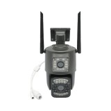 Camera de supraveghere lentila duala 4G &amp;amp; WIFI, P2P 1080P, PTZ cu senzor de miscare, detectie umana si aplicatie V380 Pro