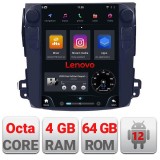 Navigatie Tesla Mitsubishi Outlander 2007-2011 Android 12, 8GB+128GB, 4G