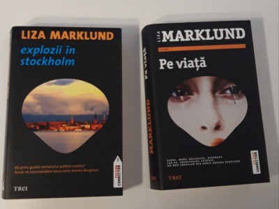 Liza Marklund Pe viata / Explozii in Stockholm foto