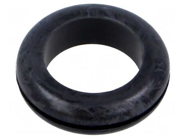 Manşon negru pentru montaj &Oslash; 40mm, &Oslash; 31mm, grosime panou max. 2mm