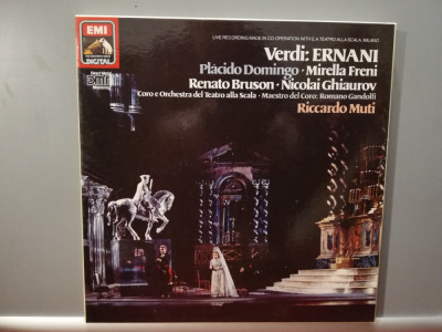 Verdi &amp;ndash; Ernani &amp;ndash; 3LP Box (1987/EMI/RFG) - Vinil/Vinyl/ca Nou(M) foto