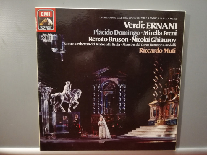 Verdi &ndash; Ernani &ndash; 3LP Box (1987/EMI/RFG) - Vinil/Vinyl/ca Nou(M)