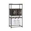 Cos raft pentru depozitare rufe murdare, 123 x 28 x 57 cm