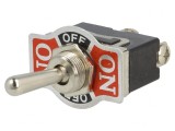 Comutator Basculant 3 Pini ON-OFF-ON 10A 250V