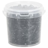 VidaXL Benzi de &icirc;mpletit pentru cal 1500 buc. negru silicon
