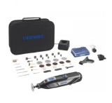 DREMEL Unealta multifunctionala cu acumulator Li-Ion 12V, 2.0Ah + accesorii si geanta