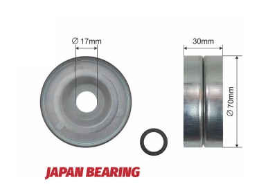 Rola curea transmisie Honda Accord 2002-2012, Civic 2006-2015, Cr-V 2007-, Fr-V 2004-2009, NTY RNK-HD-009 foto