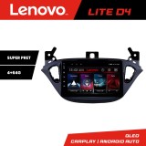 Navigatie Android Lenovo 4+64GB pentru Opel Corsa E (2013-2018) Multimedia Auto GPS Waze
