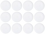 Set farfurii 12 piese, folosite pentru pizza, Opal, albe, diametru 32 cm