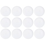 Set farfurii 12 piese, folosite pentru pizza, Opal, albe, diametru 32 cm