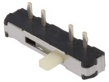 Comutator glisant 3 poziții 0,3A 4VDC PCB THT