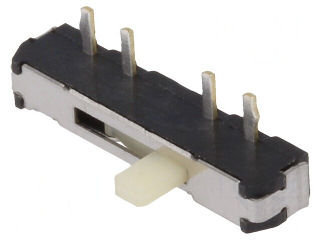 Comutator glisant 3 poziții 0,3A 4VDC PCB THT