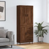 vidaXL Dulap &icirc;nalt, stejar maro, 69,5x34x180 cm, lemn compozit