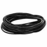 vidaXL Cord din Piele Negru &Oslash;2,5 mm x 10 m Piele 42021959