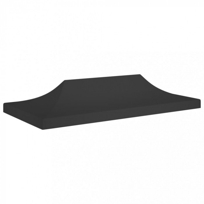 Acoperiș pentru cort de petrecere, negru, 6 x 3 m, 270 g/m&sup2;