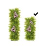 Ghiveci Textil Suspendat KIK, 4 Buzunare, 65x30cm, Negru - Ideal Plante, Capsuni, Ierburi, Gradina, Balcon, Terasa
