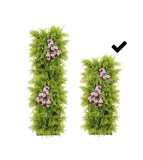 Ghiveci Textil Suspendat KIK, 4 Buzunare, 65x30cm, Negru - Ideal Plante, Capsuni, Ierburi, Gradina, Balcon, Terasa