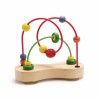 Hape Jucarie Bebe Centru Activitati Labirint Lemn Margele Motricitate 6 luni+ Fete Baieti Dimensiuni L9xl21.5xH19.3 cm