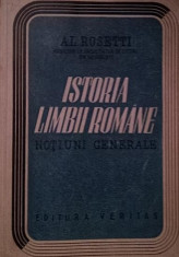 ISTORIA LIMBII ROMANE - AL . ROSETTI foto