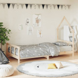 Cadru pat pentru copii, 90x200 cm, lemn masiv de pin GartenMobel Dekor, vidaXL