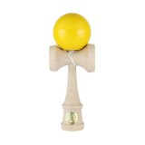 Jucarie de indemanare, din lemn, Ozora, Kendama, Galben, 18 cm