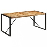 VidaXL Masă de bucătărie, 175x90x76, lemn masiv de mango brut