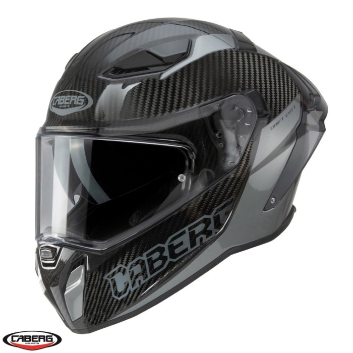 Casca integrala pentru scuter - motocicleta Caberg model Drift Evo II Carbon Nova N3 gri Pinlock ready &ndash; lentila Pinlock &ndash; 100% carbon M (57/58cm)