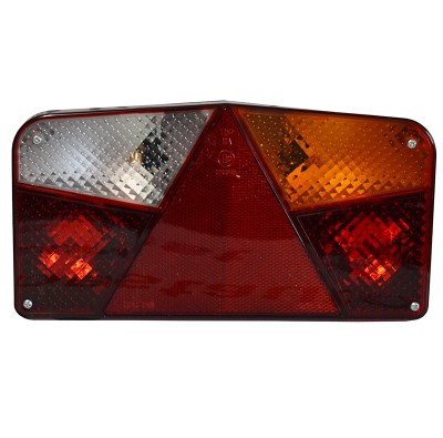 Lampa auto Horpol pentru remorca partea Dreapta 12/24V , 265x140x65mm cu triunghi reflectorizant , 1 buc. foto