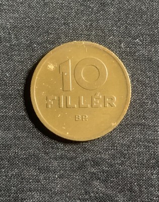 Moneda 10 filler 1946 Ungaria foto