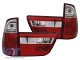 Set de stopuri LED de tuning potrivit pentru BMW X5 E53 1999-2003 rosu si alb, stanga si dreapta Performance AutoTuning