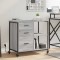 vidaXL Dulap de birou sonoma gri 76 x 41 x 72 cm Lemn compozit 859838