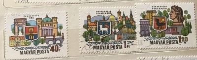 Timbre (Maghyar) Ungaria Serie Orase foto