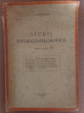 Studii istorico-filosofice- I. Petrovici 1943
