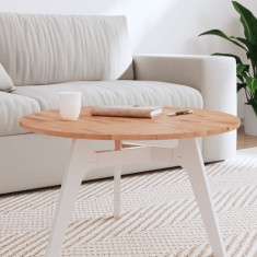 vidaXL Blat de masă rotund, &Oslash;70x1,5 cm, lemn masiv de fag