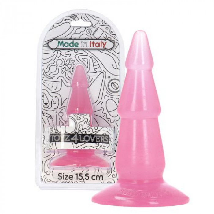 But Plug Roz, Pino Roz, 15,5 cm x 4 cm#