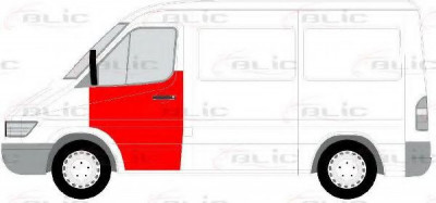 Usa, caroserie MERCEDES SPRINTER 2-t caroserie (901, 902) (1995 - 2006) BLIC 6015-00-3546125P foto