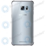 Husa transparenta pentru Samsung Galaxy S6 Edge+ argintie EF-QG928CSEGWW